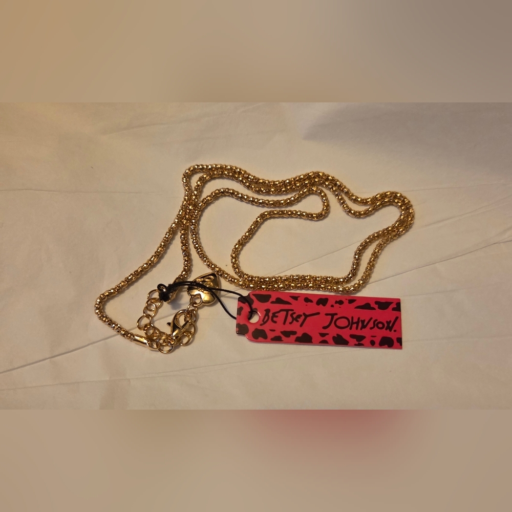 Betsey Johnson Gold Chain Necklace